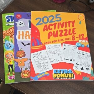 Children's Activity and Puzzle Book Bundle